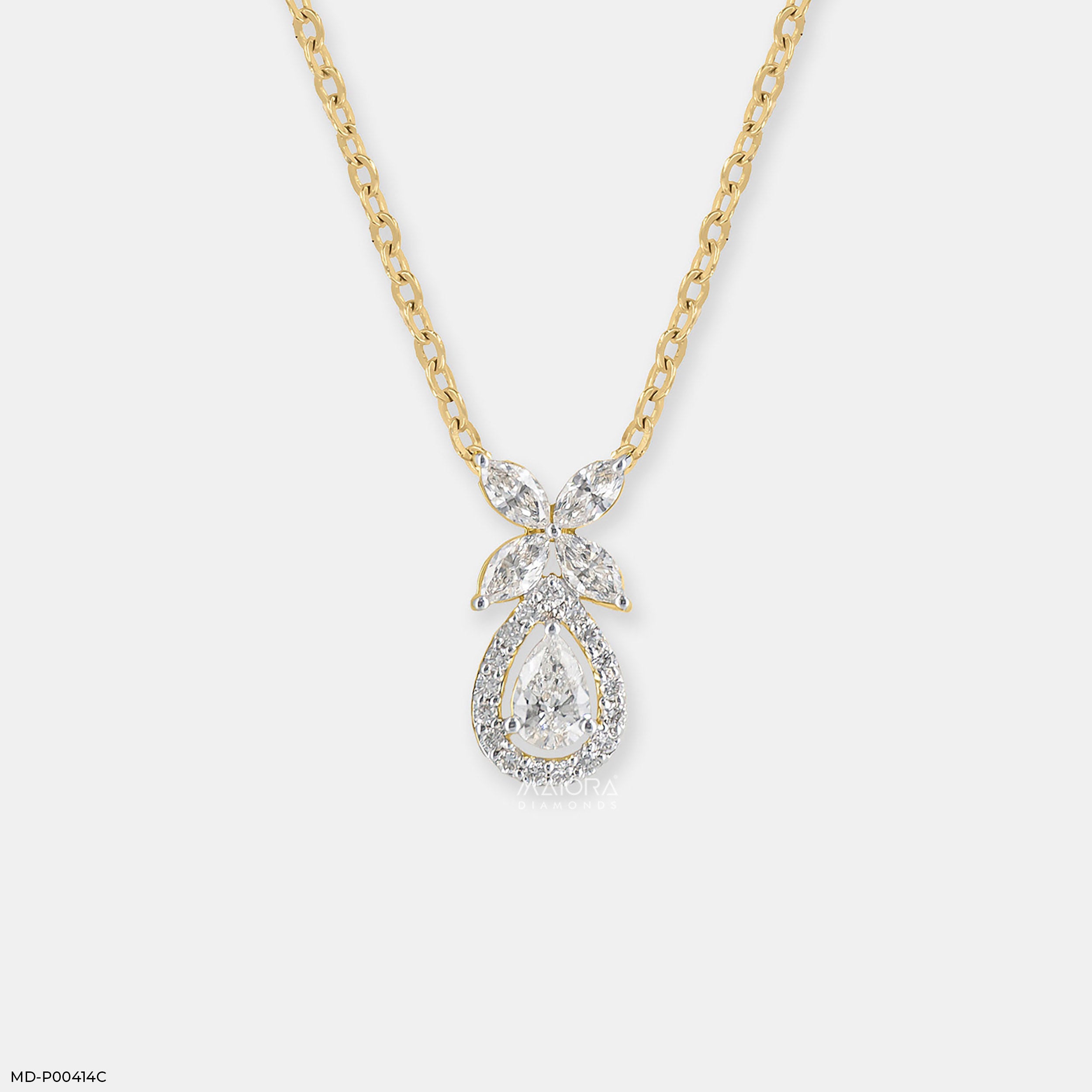 0.95 Carat Majestic Marquise Lab Diamond Pendant