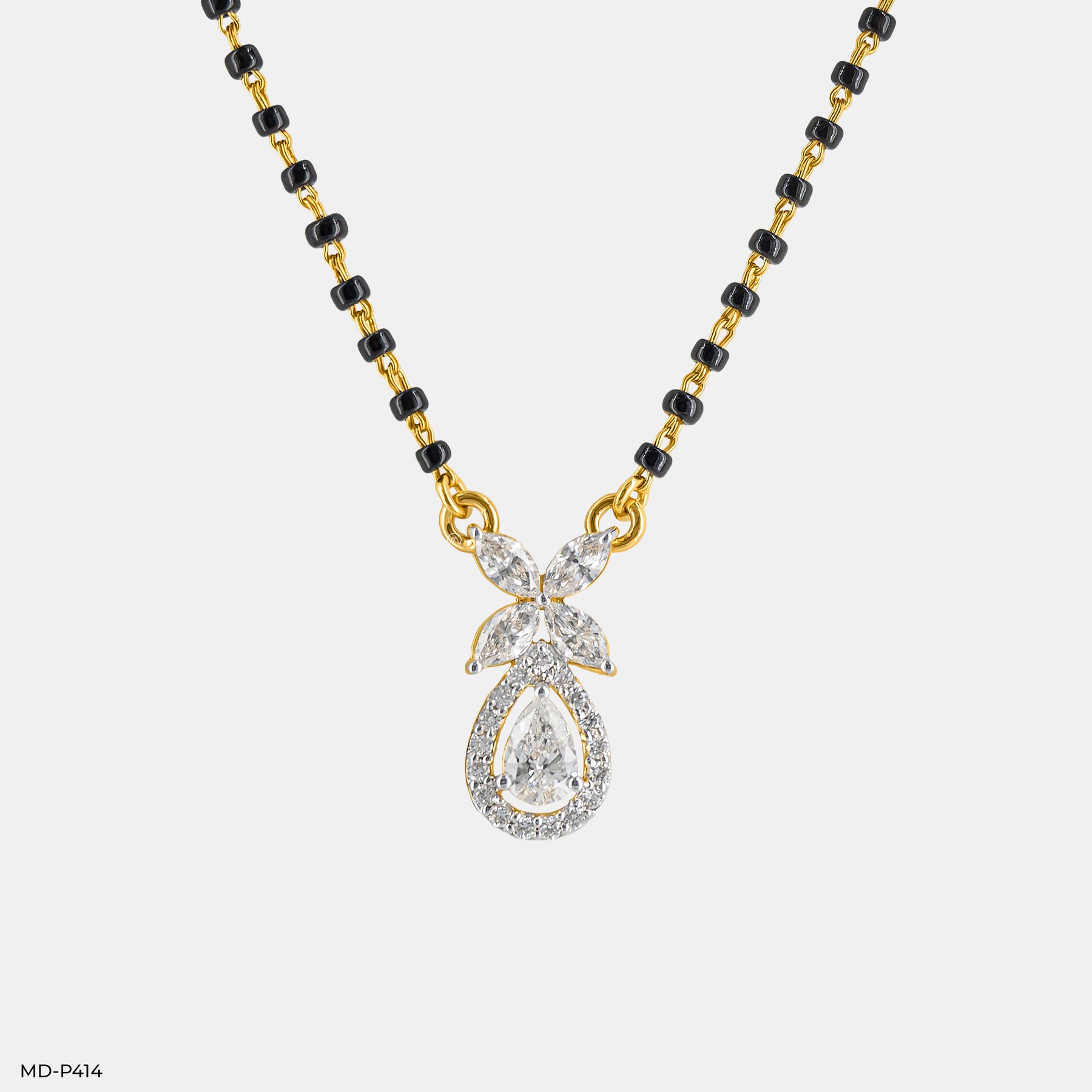 Fancy Diamond Mangalsutras 14K Rose Gold
