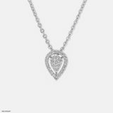 Sleek Statement Diamond Pendant 14K Yellow Gold