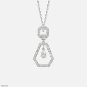 0.75 Carat Pear Opulent Glow Lab Diamond Pendant