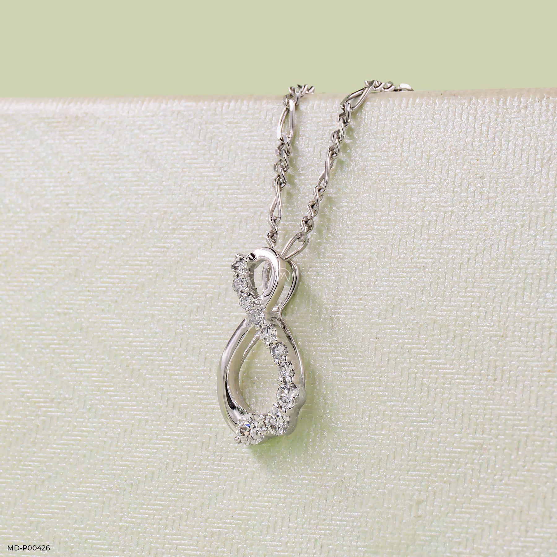 Endless Grace Diamond Pendants 14K Rose Gold