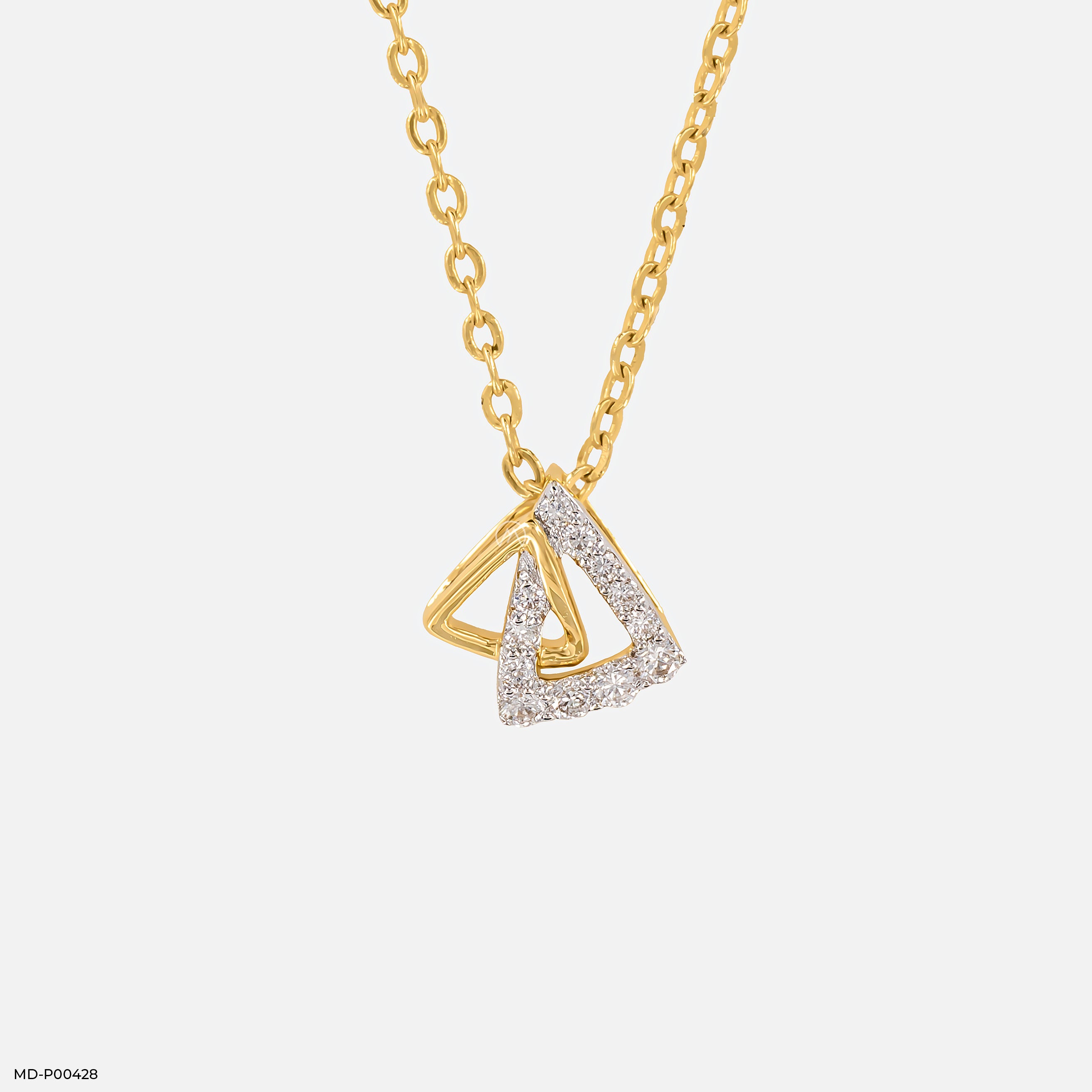 Trinity Flicker Diamond Pendants