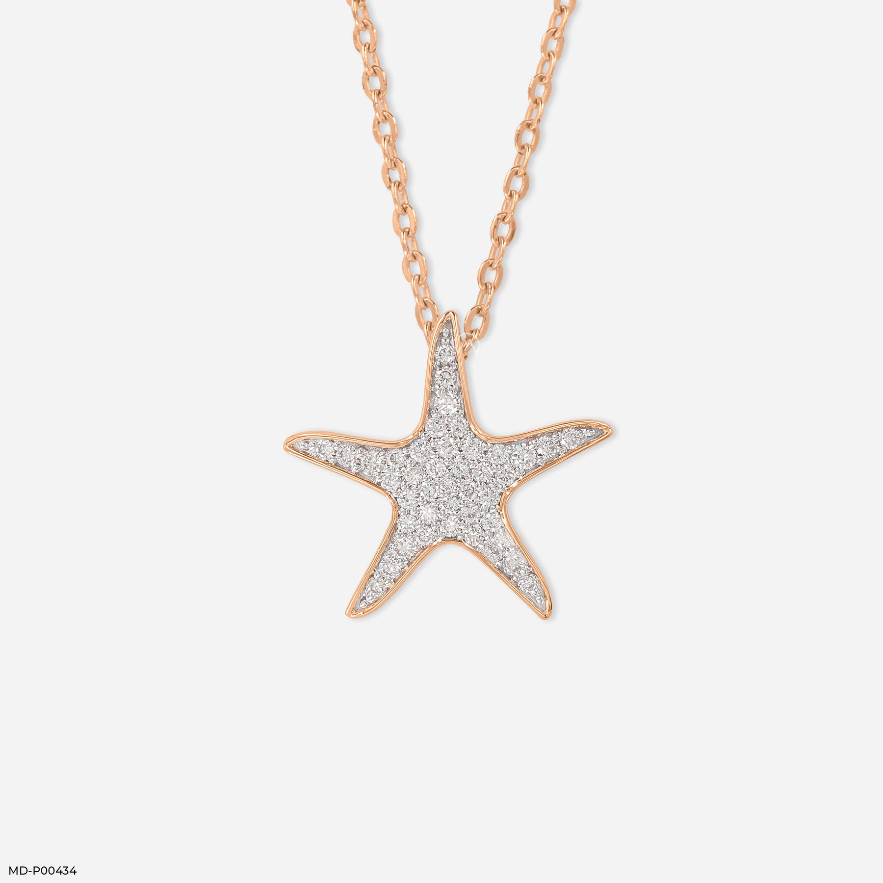 Stardust Fantasy Diamond Pendants 14K Rose Gold