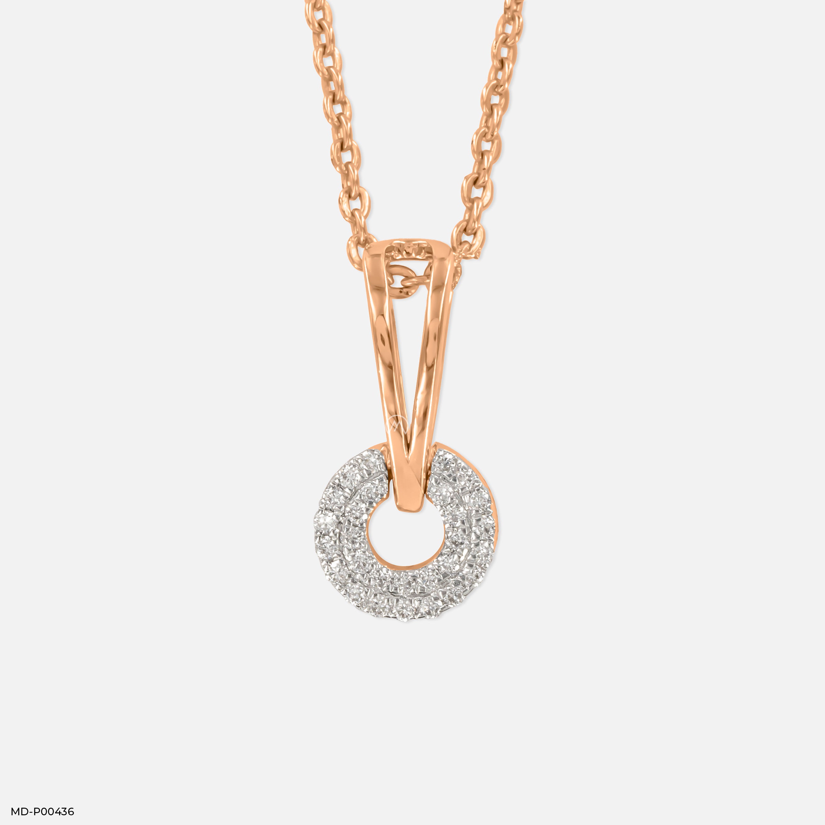 O-Pendants 9K Rose Gold
