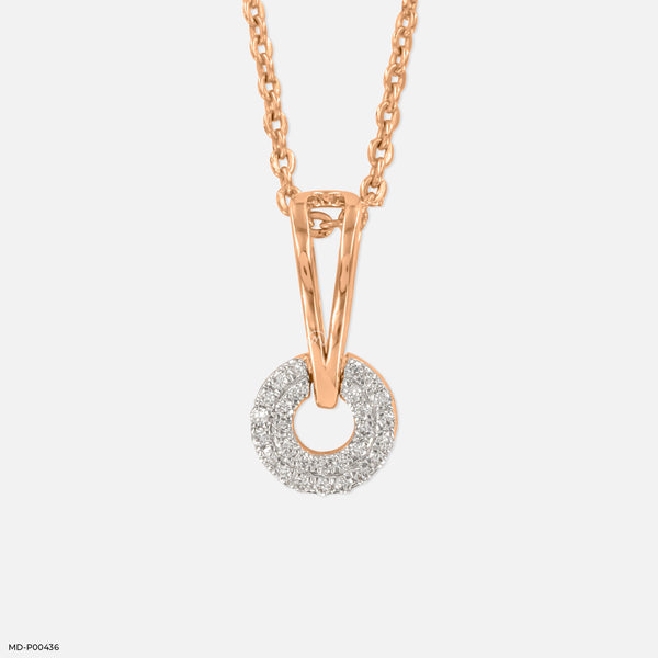 O-Pendants 14K Rose Gold