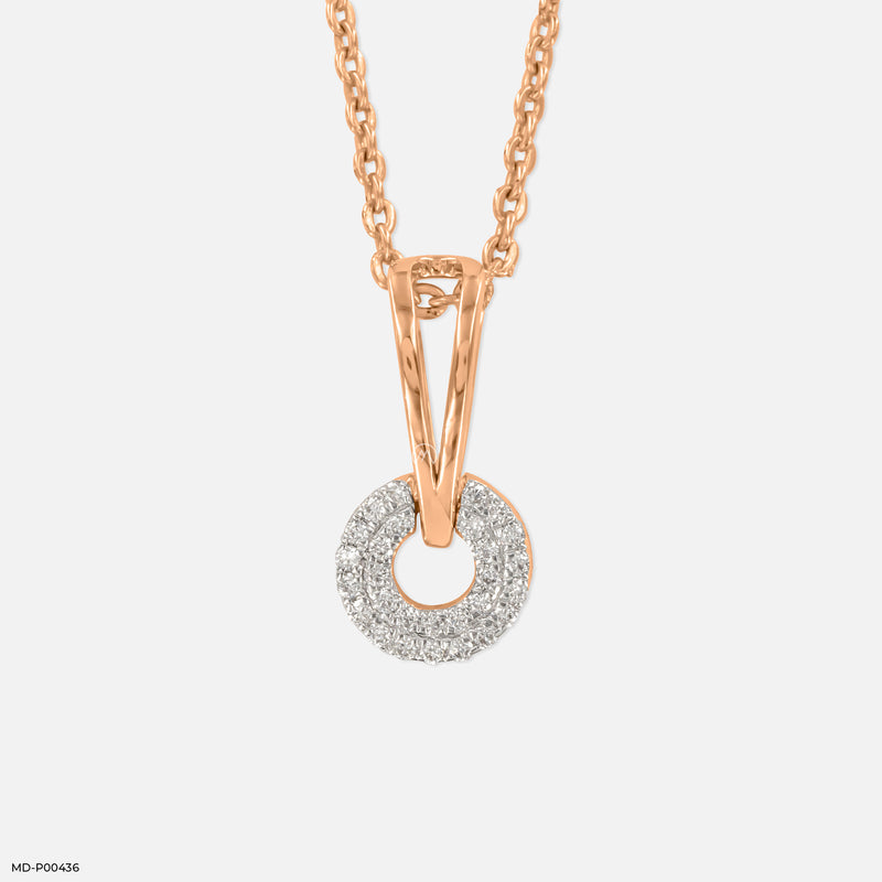 O-Pendants 14K Rose Gold