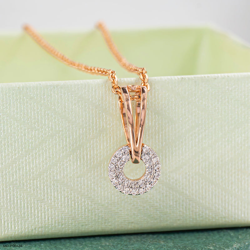 O-Pendants 14K Rose Gold