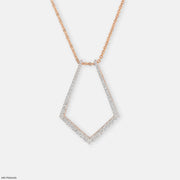 1.25 Carat Geometric Kite Pendant