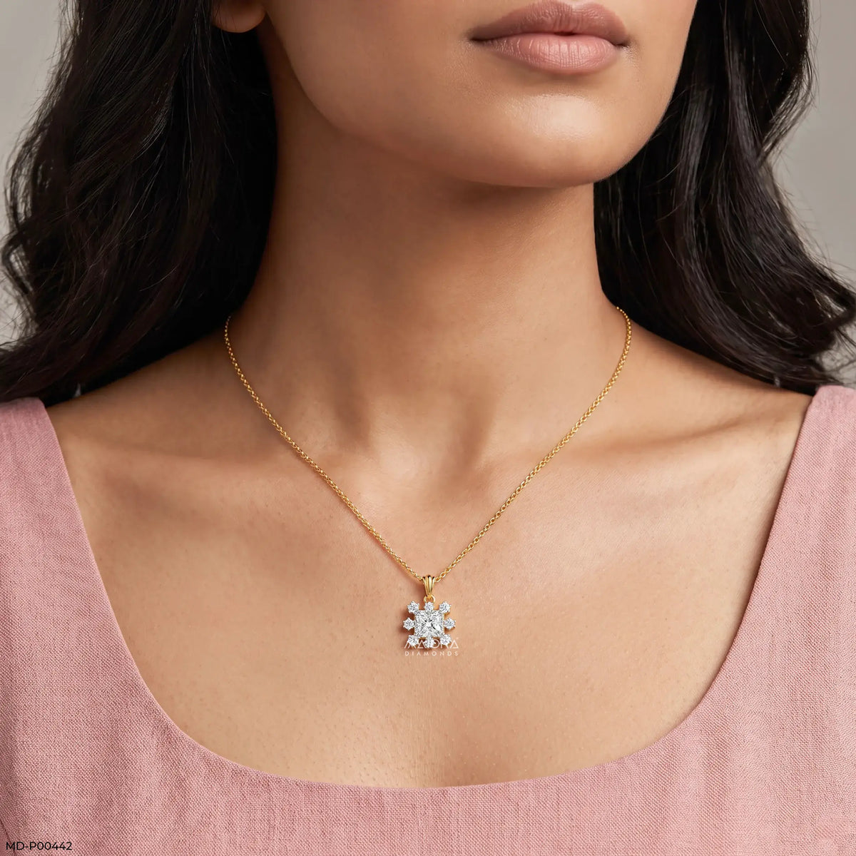 Princess Snowflake Pendant
