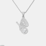 Butterfly Garden Pendant 14K Rose Gold