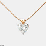 Cherished Love Pendant 14K White Gold