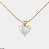 Cherished Love Pendant 14K White Gold