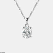 Eterna Oval Pendant Platinum 950