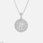 Circle of Fortune Pendants Platinum 950