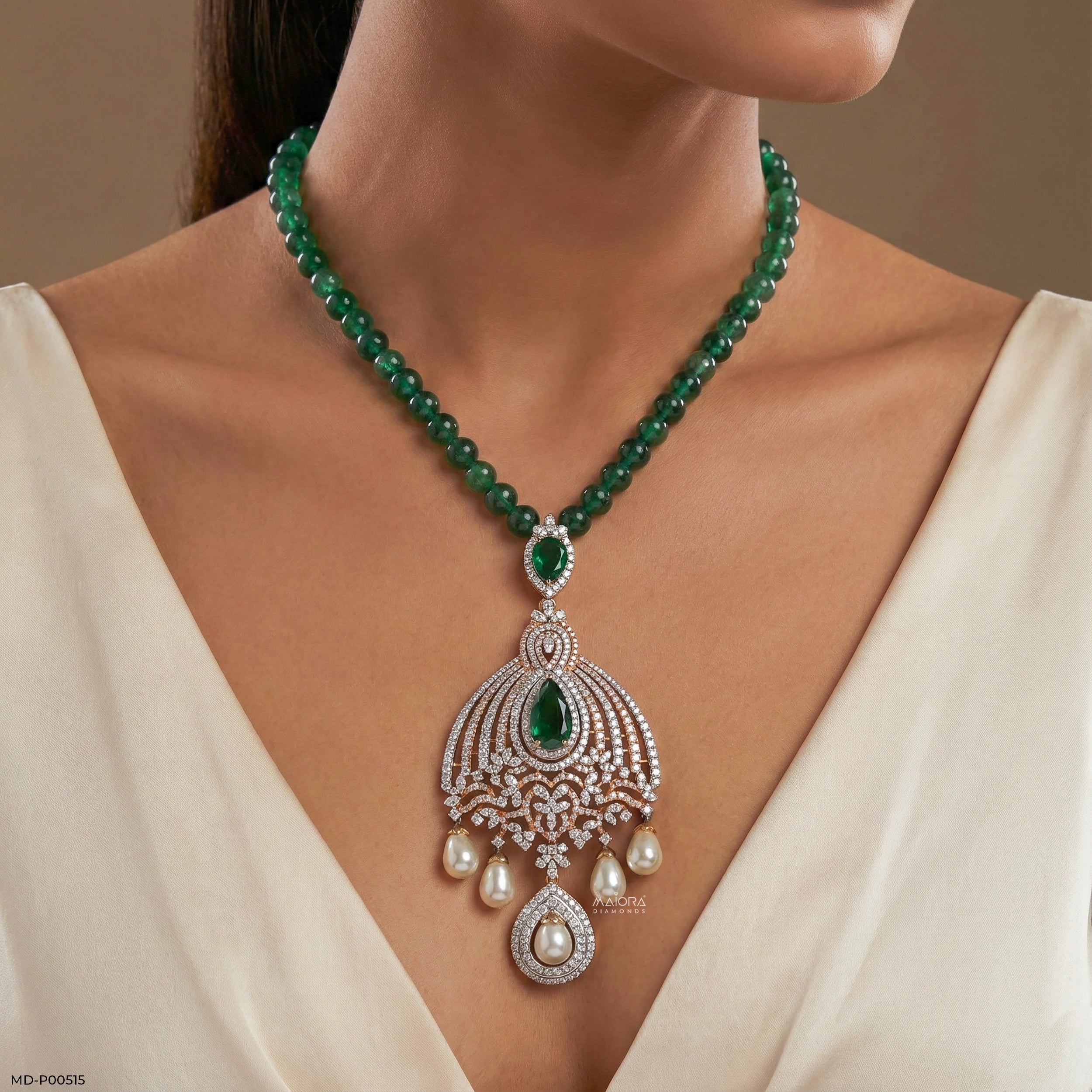 Majestic Verdant Heritage Pendant