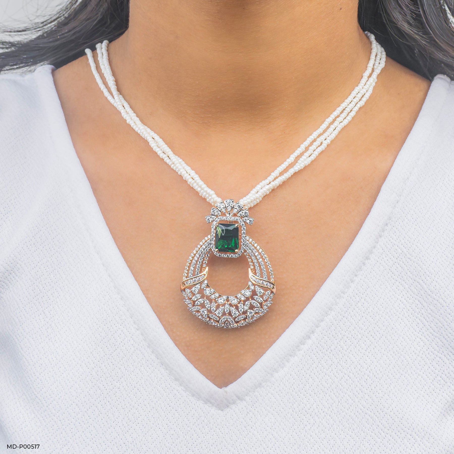 Royal Era Pendants 14K White Gold