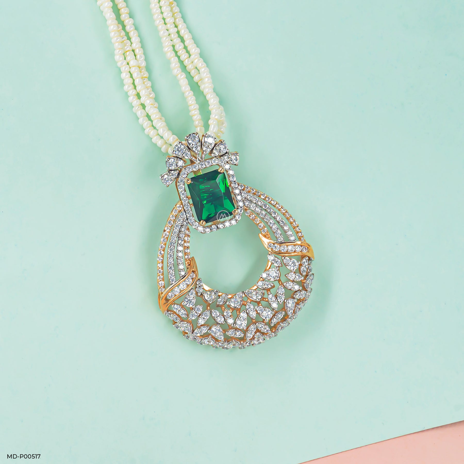 Royal Era Pendants 14K White Gold