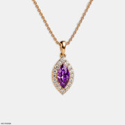 Twilight Mirage Pendant 9K Rose Gold