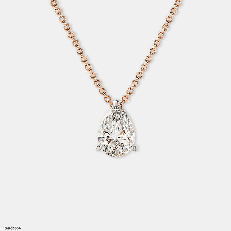 Lustra Drop Pendant 14K Yellow Gold
