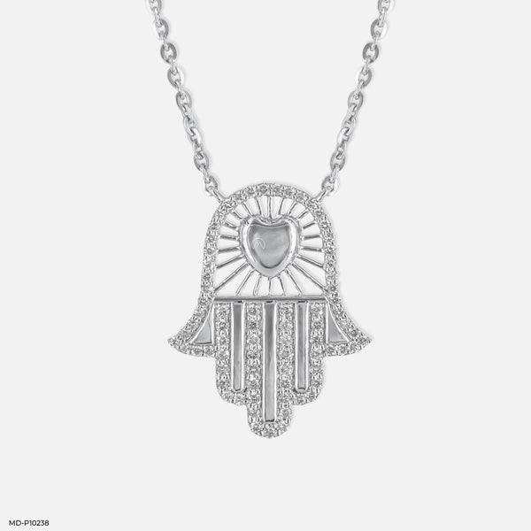 Hamsa Amora Pendants Platinum 950