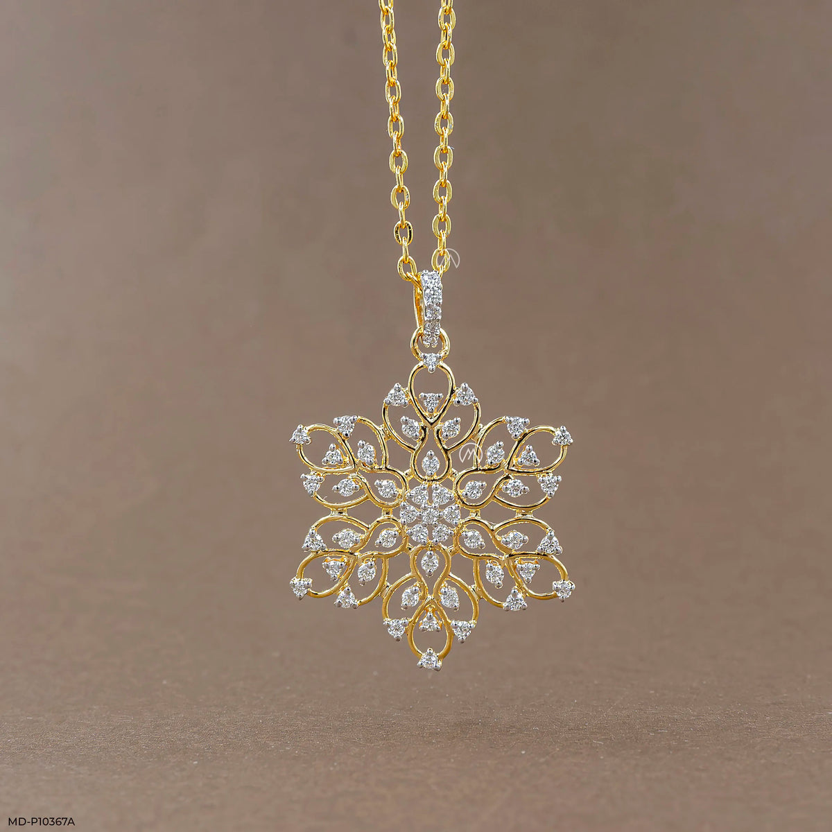 0.60 Carat Flower Pendant