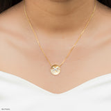 Sun X Pendants 9K Yellow Gold