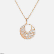 Blishfull Bloom Diamond Pendant 9K Rose Gold