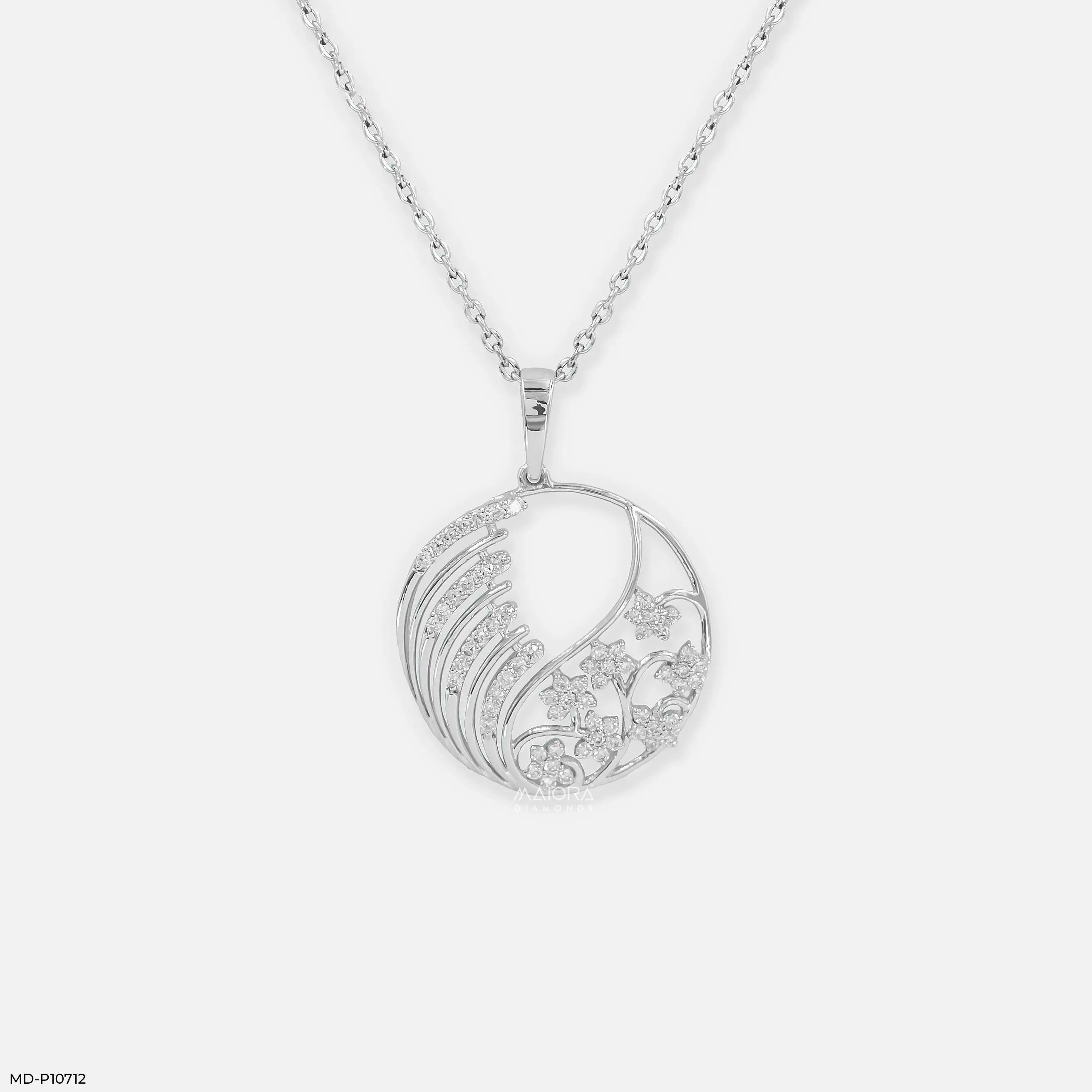 Blishfull Bloom Diamond Pendant Platinum 950