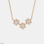Trisara Blossom Diamond Mangalsutra 9K Rose Gold