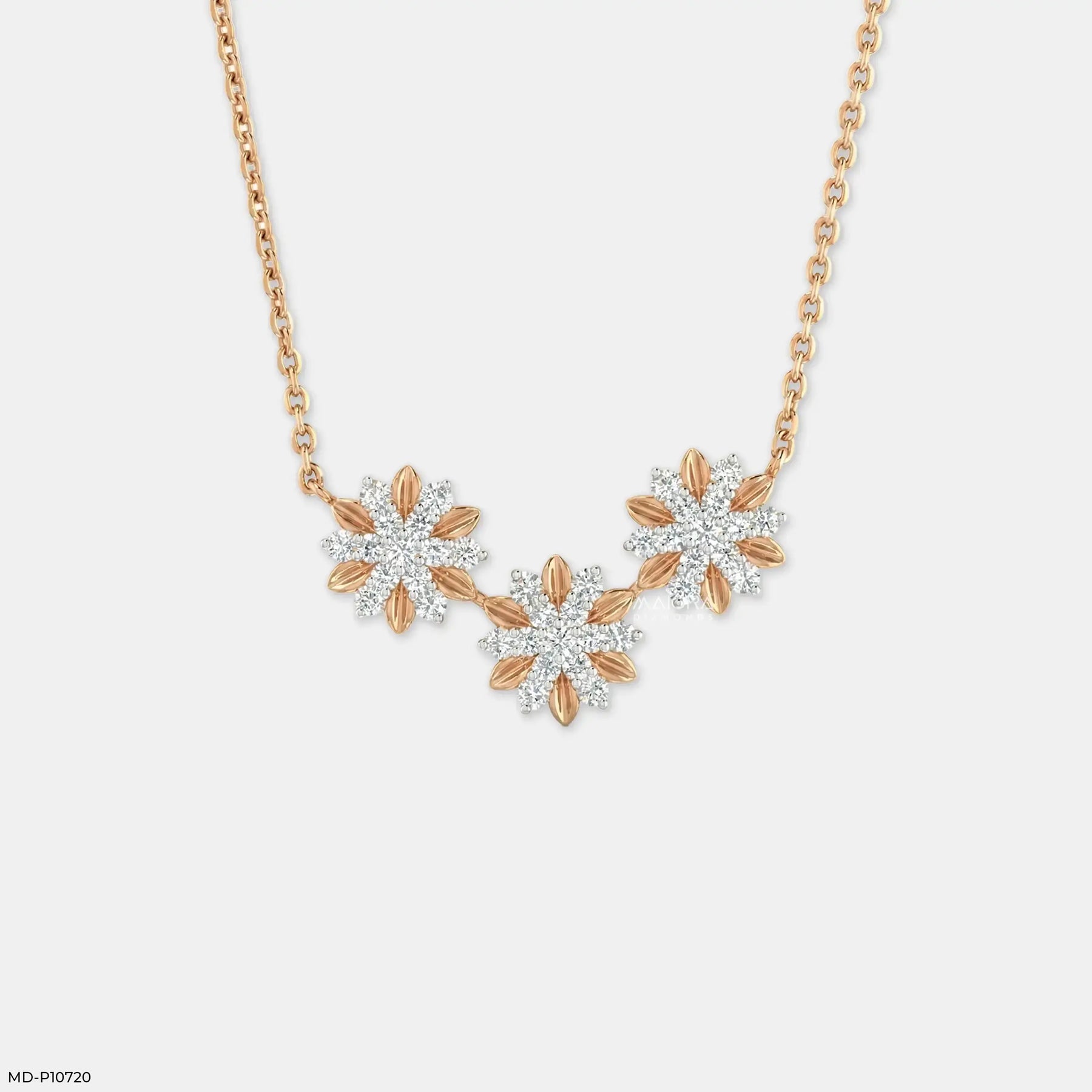 Trisara Blossom Diamond Mangalsutra Platinum 950