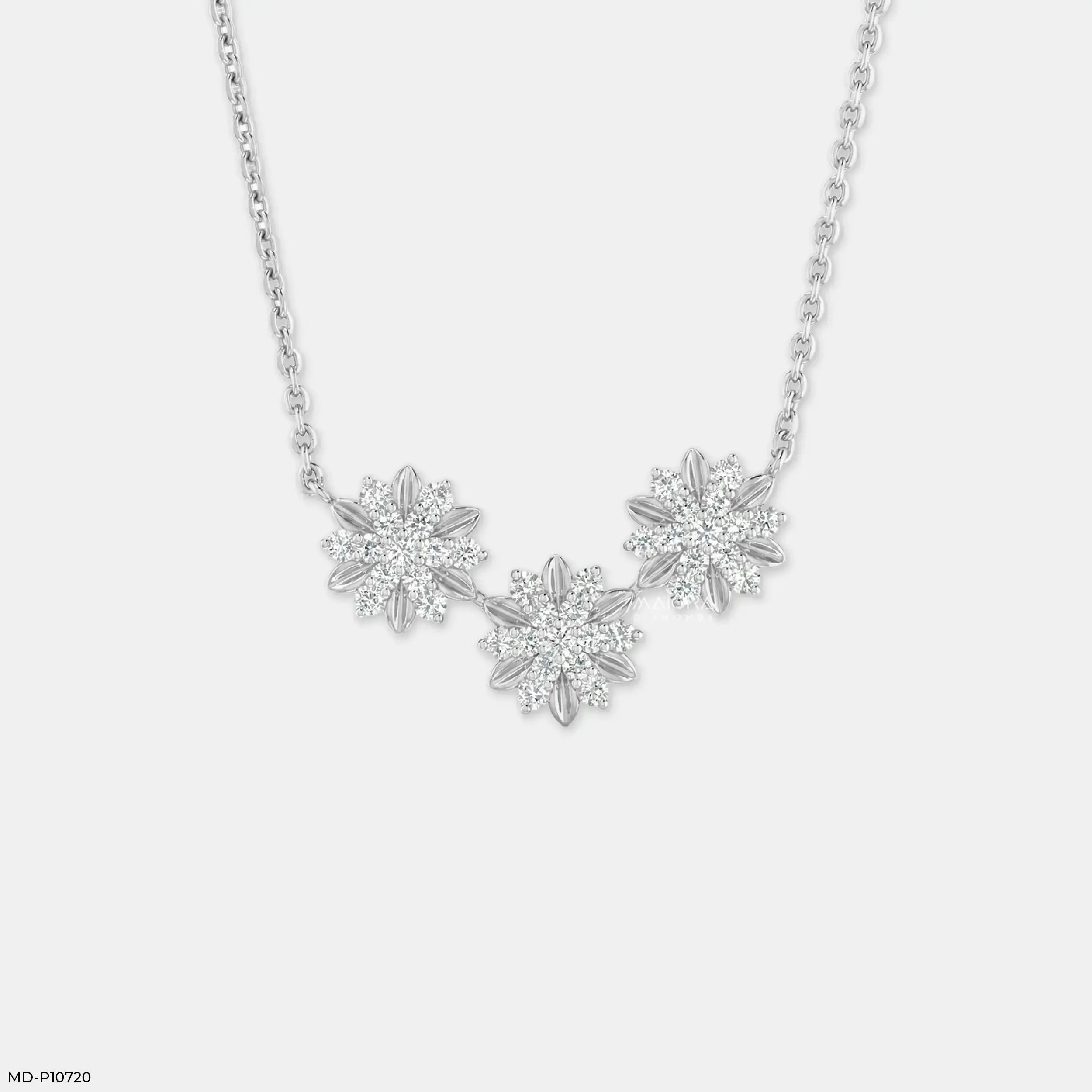 Trisara Blossom Diamond Mangalsutra 9K Yellow Gold