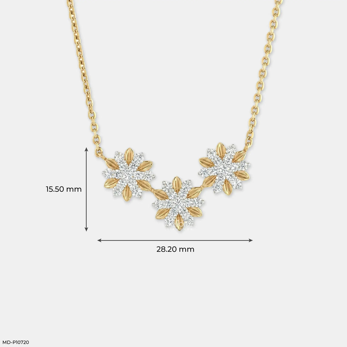 Trisara Blossom Diamond Mangalsutra