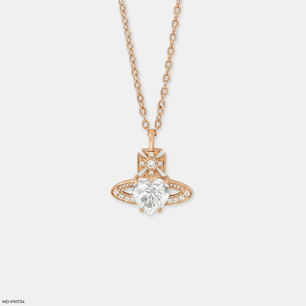 2 Carat Sparkling U Pendants