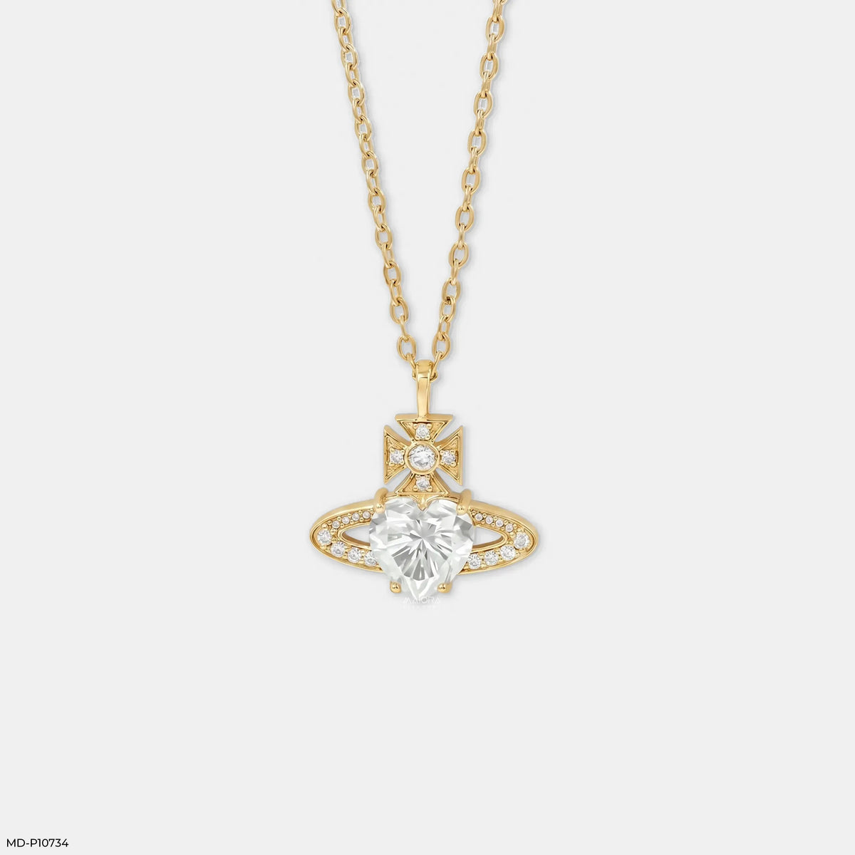 2 Carat Sparkling U Pendants