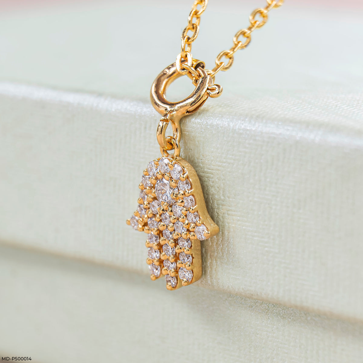 Palm of Peace Lab Diamond Charm