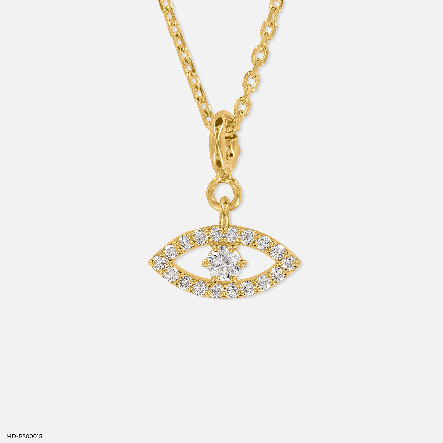 Shield of Shine Lab Diamond Charm 925 Sterling Silver