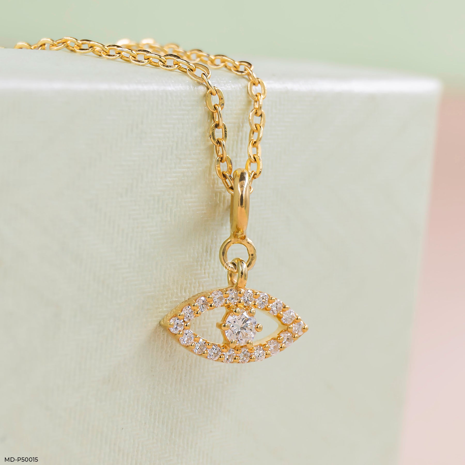 Shield of Shine Lab Diamond Charm 925 Sterling Silver