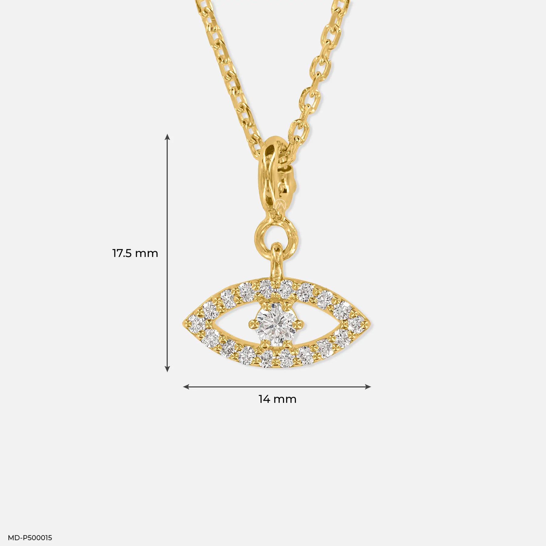 Shield of Shine Lab Diamond Charm 925 Sterling Silver