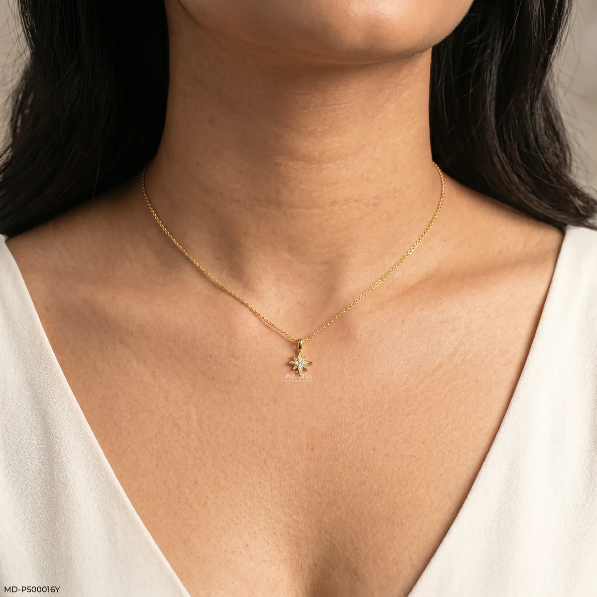 Brilliant Plate Diamond Pendant