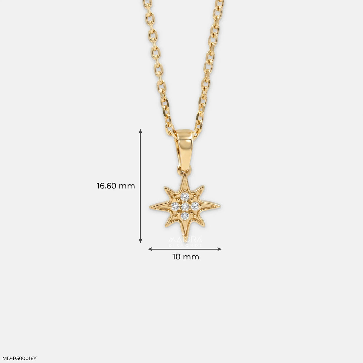 Brilliant Plate Diamond Pendant