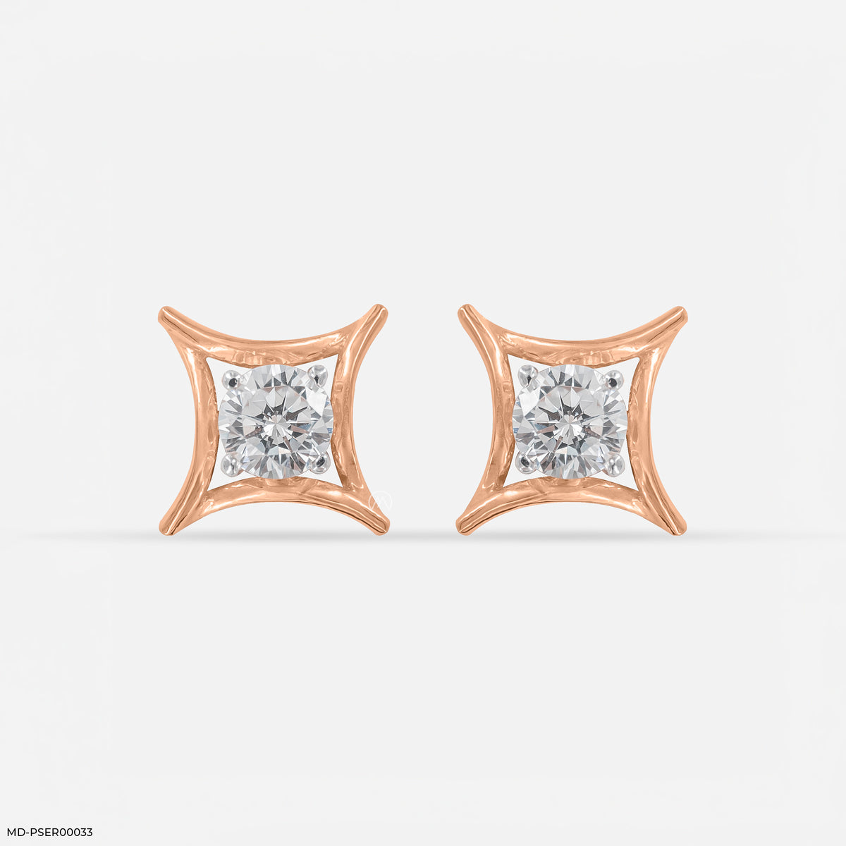 0.35 Carat Golden Axis Earrings