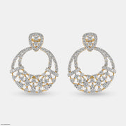 Starry Hoops Earrings 18K Yellow Gold