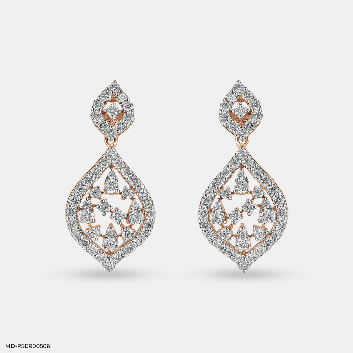Diamond Petal Earrings