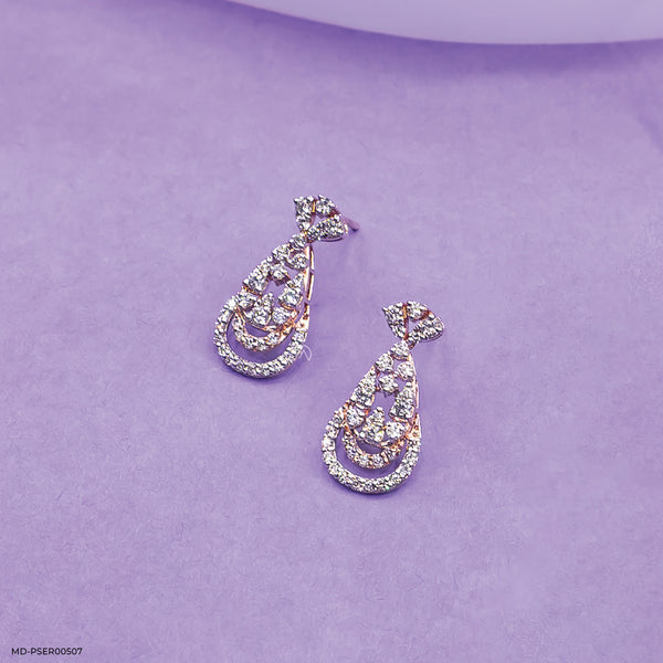Layered Drops Earrings 14K Yellow Gold