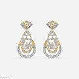 Layered Drops Earrings 14K Rose Gold
