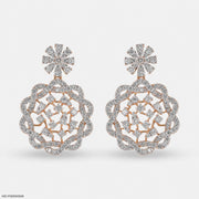 Circular Elegance Earrings 14K Rose Gold