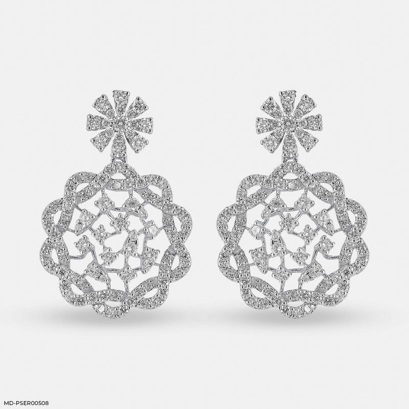 Circular Elegance Earrings 14K Yellow Gold