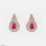Vivid Crimson Earrings
