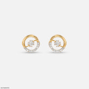 Arc Vortex Diamond Earrings