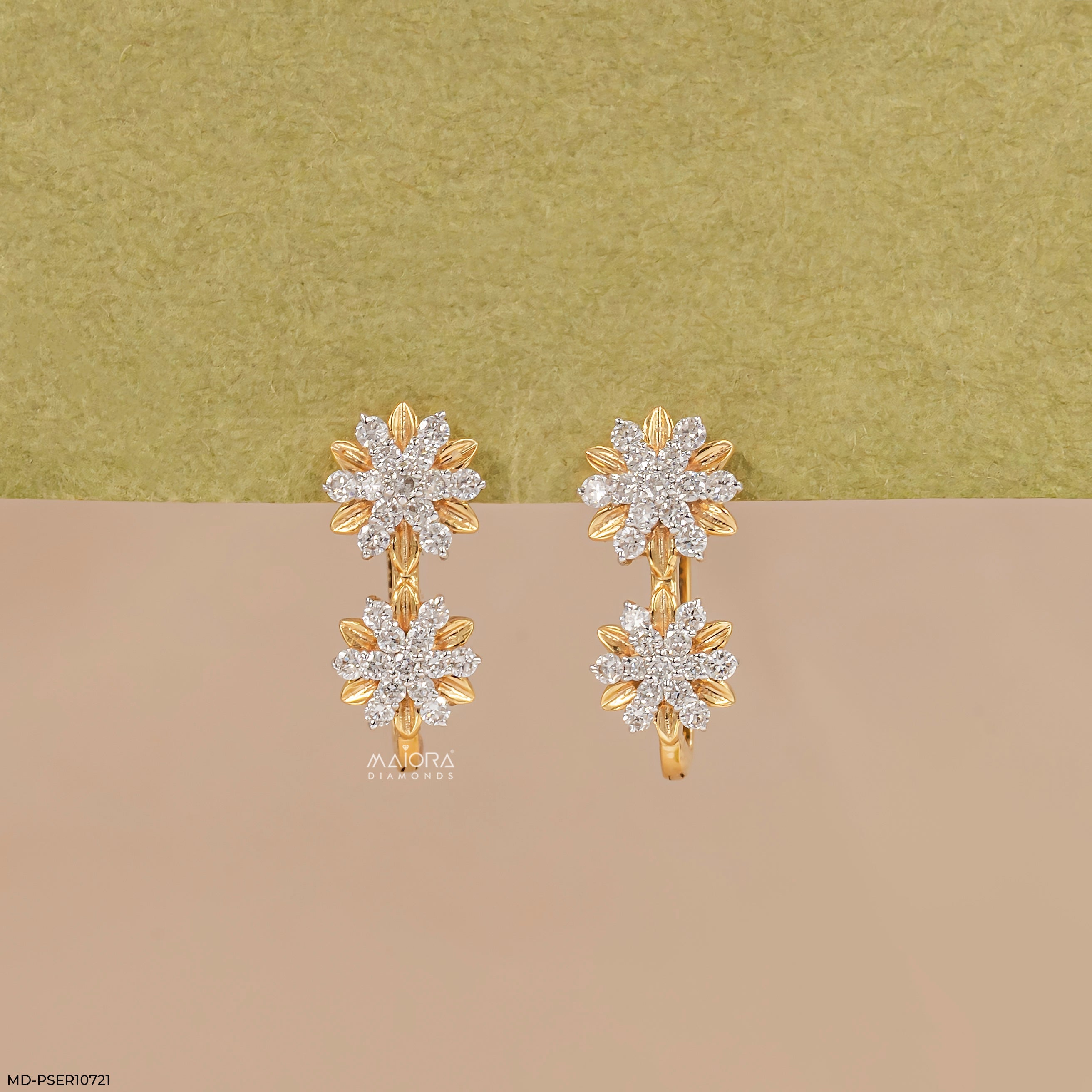 0.35 Carat Round Solitaire Diamond Stud